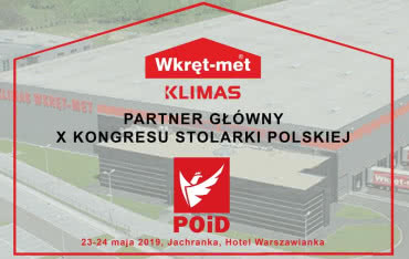 Klimas Wkręt-Met partnerem głównym X Kongresu Stolarki Polskiej